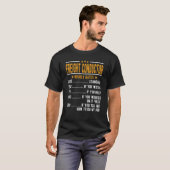Freight Conductor Hourly Rates T-Shirt (Vorne ganz)