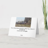 Freight Train Railway Fathers Day Card Karte (Rückseite)
