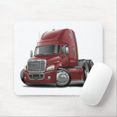 Freightliner Cascadia kastanienbrauner LKW Mousepad (Mit Mouse)