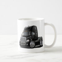 Freightliner Cascadia schwarzer LKW