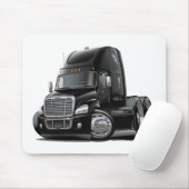 Freightliner Cascadia schwarzer LKW Mousepad (Mit Mouse)