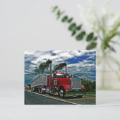 Freightliner Rollin Postcard Postkarte (Stehend Vorderseite)