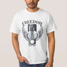 Freigiebpistolen Vintager Motorrad-T - Shirt