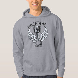 Freigiebpistolen Vintages Motorrad Hoodie