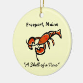 Freihafen, Maine-Hummer Keramik Ornament (Links)