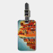 Freihandel-Kai Gepäckanhänger (Vorderseite vertikal)