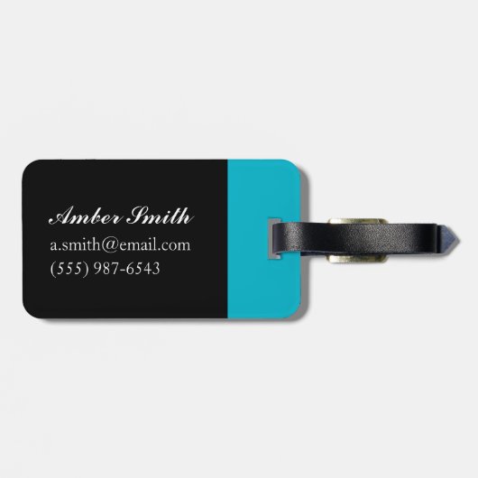 Freihandel-Kai Gepäckanhänger (Rückseite horizontal)