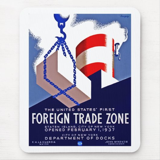 Freihandelszone Mousepad (Vorne)