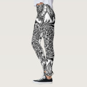 Freihändige Ganzseite B&W Leggings (Links)