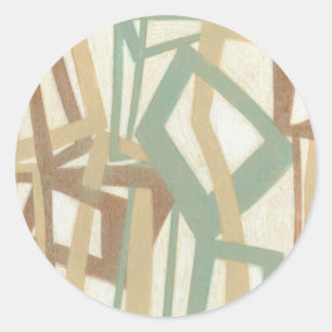 Freihändige Malerei vom Normannen Wyatt Runder Aufkleber