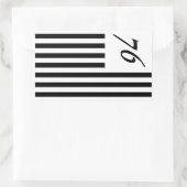 Freiheit 1776 rechteckiger aufkleber (Tasche)