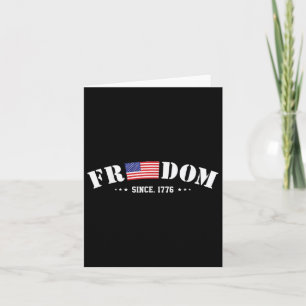 Freiheit 1776 US-amerikanische Flagge 4. Juli Karte