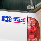 Freiheit 2024 (Flagge) Autoaufkleber (Auf Lkw)