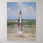 Freiheit 7 (Merkur Redstone 3) Einführung Poster (Vorne)