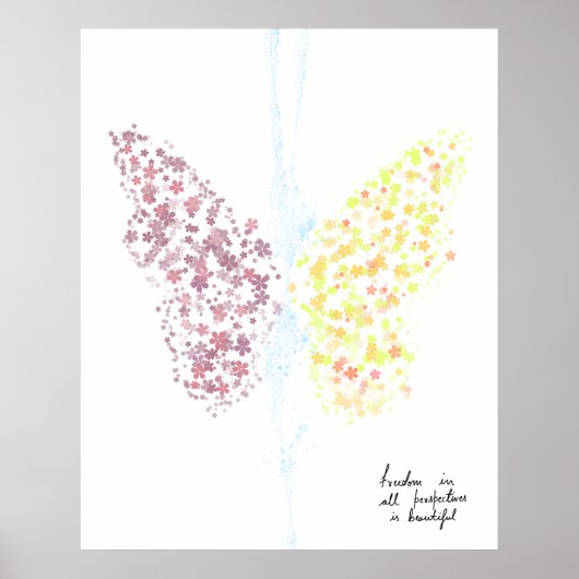 Freiheit Akryllische Wandkunst Poster (Vorne)