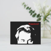 Freiheit! (aktualisiert) postkarte (Stehend Vorderseite)