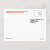 Freiheit! (aktualisiert) postkarte (Rückseite)