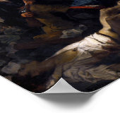 Freiheit als Führer des Volkes - Französische Revo Poster (Ecke)