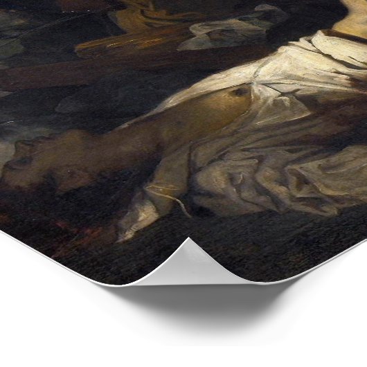 Freiheit als Führer des Volkes Poster (Ecke)