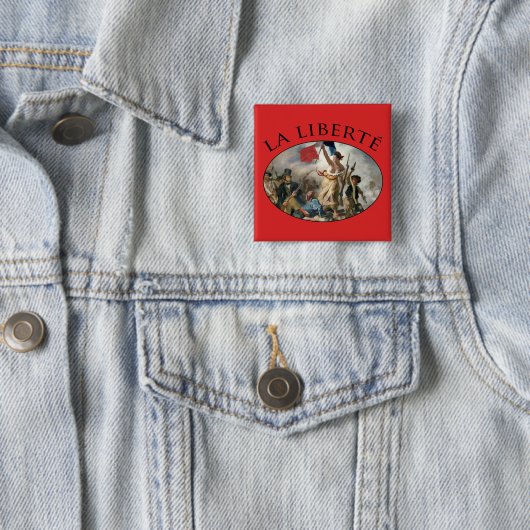 Freiheit als Leitfaden für das Volk Button (Beispiel)