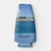 Freiheit am St. Martin Personalisiert Flaschenkühler (Vorderseite)