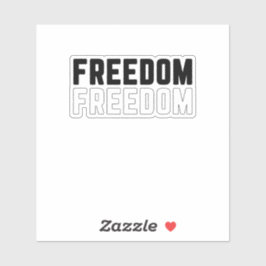 Freiheit Aufkleber