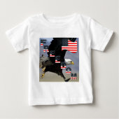 Freiheit Baby T-shirt (Vorderseite)