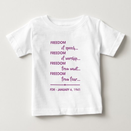 FREIHEIT... BABY T-SHIRT (Vorderseite)