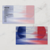 Freiheit Bastille Herz Visitenkarte (Vorne/Hinten)