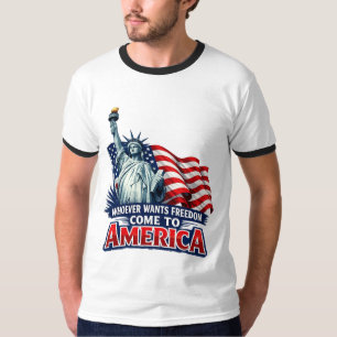 Freiheit beginnt hier T-Shirt
