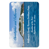 Freiheit bei Sint Maarten Stateroom Door Marker Magnet (Vertikal)