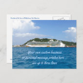 Freiheit bei St. Martin Custom Cruise Mailer Postkarte (Vorne/Hinten)