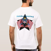 "Freiheit bewahrt" T-Shirt (Rückseite)