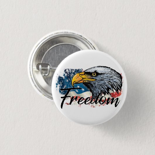 Freiheit Button (Vorne & Hinten)