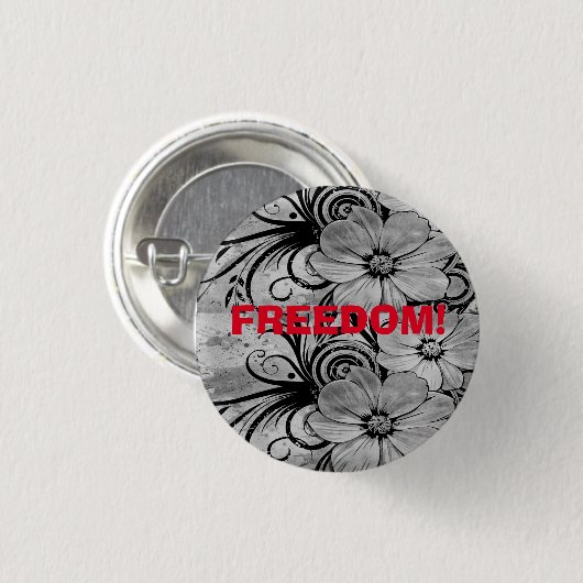 Freiheit! Button. Button (Vorne & Hinten)