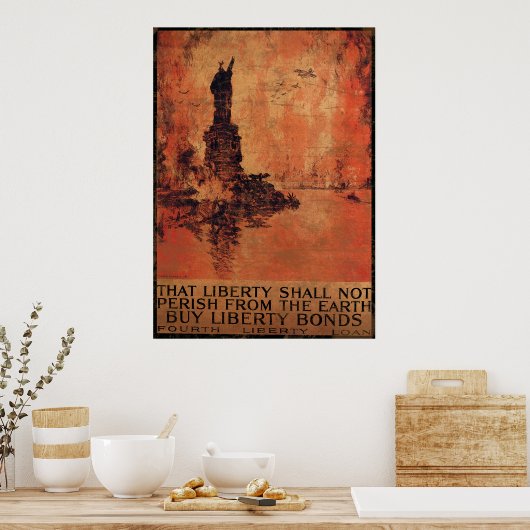 Freiheit darf nicht von der Erde verschwinden 1 Poster (Küche)