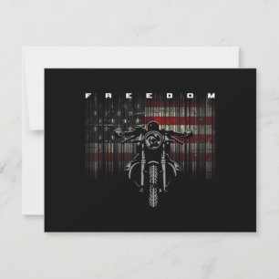 Freiheit der amerikanischen Flagge für Motorräder