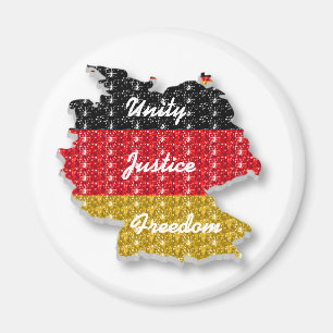 Freiheit der deutschen Flagge Magnet