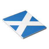 Freiheit der Flagge Schottlands Notizblock (angewinkelt)
