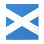 Freiheit der Flagge Schottlands Notizblock (Vorderseite)