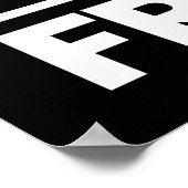 Freiheit der Frau - Freier Iran Poster (Ecke)