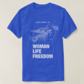 Freiheit der Frau Iran Menschenrechte 1 T-Shirt (Design vorne)