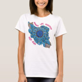 Freiheit der Frau | Persian Minakari Red T-Shirt (Vorderseite)