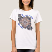 Freiheit der Frau | Persian Rug Blue T-Shirt (Vorderseite)
