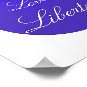 Freiheit der Liebe Poster (Ecke)