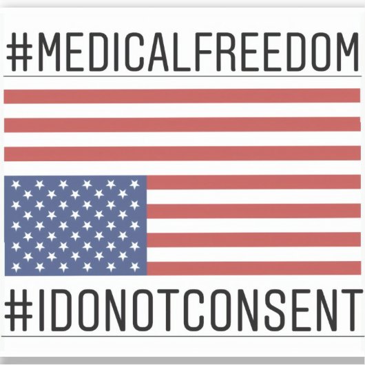 Freiheit der Medizin Aufkleber (Vorderseite)