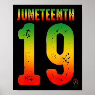 Freiheit der schwarzen afrikanischen Vorfahren Poster