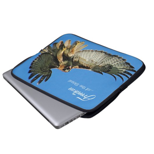 Freiheit des Roten Schwanzes Laptopschutzhülle (Vorne Knopf)