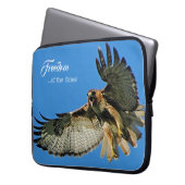 Freiheit des Roten Schwanzes Laptopschutzhülle (Vorderseite Links)
