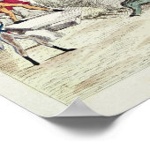 Freiheit, die Statue der Beststen zu stürzen Poster (Ecke)